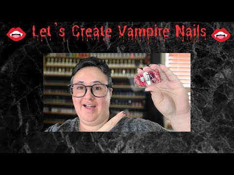 Unhas de vampiro | Tutorial de unhas