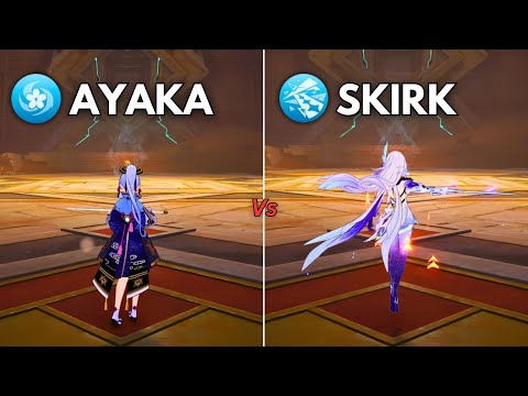 F2P :-  Ayaka vs Skirk !! Who is the Best CRYO DPS ?? [ Genshin Impact ]