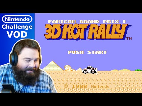 [VOD] Beating EVERY Nintendo Game | Famicom Grand Prix II: 3D Hot Rally (Part 1) | Game #161