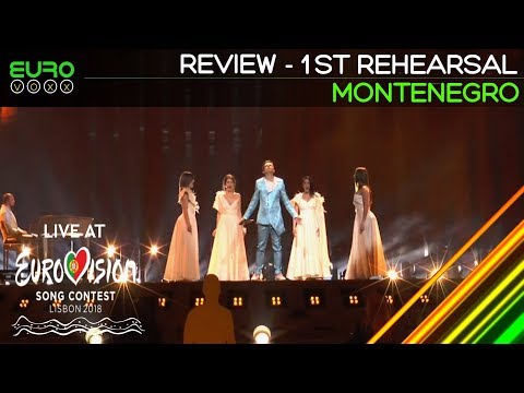 Vanja Radovanovic - Inje - 1st Rehearsal (Review) | Montenegro Eurovision 2018 | Eurovoxx