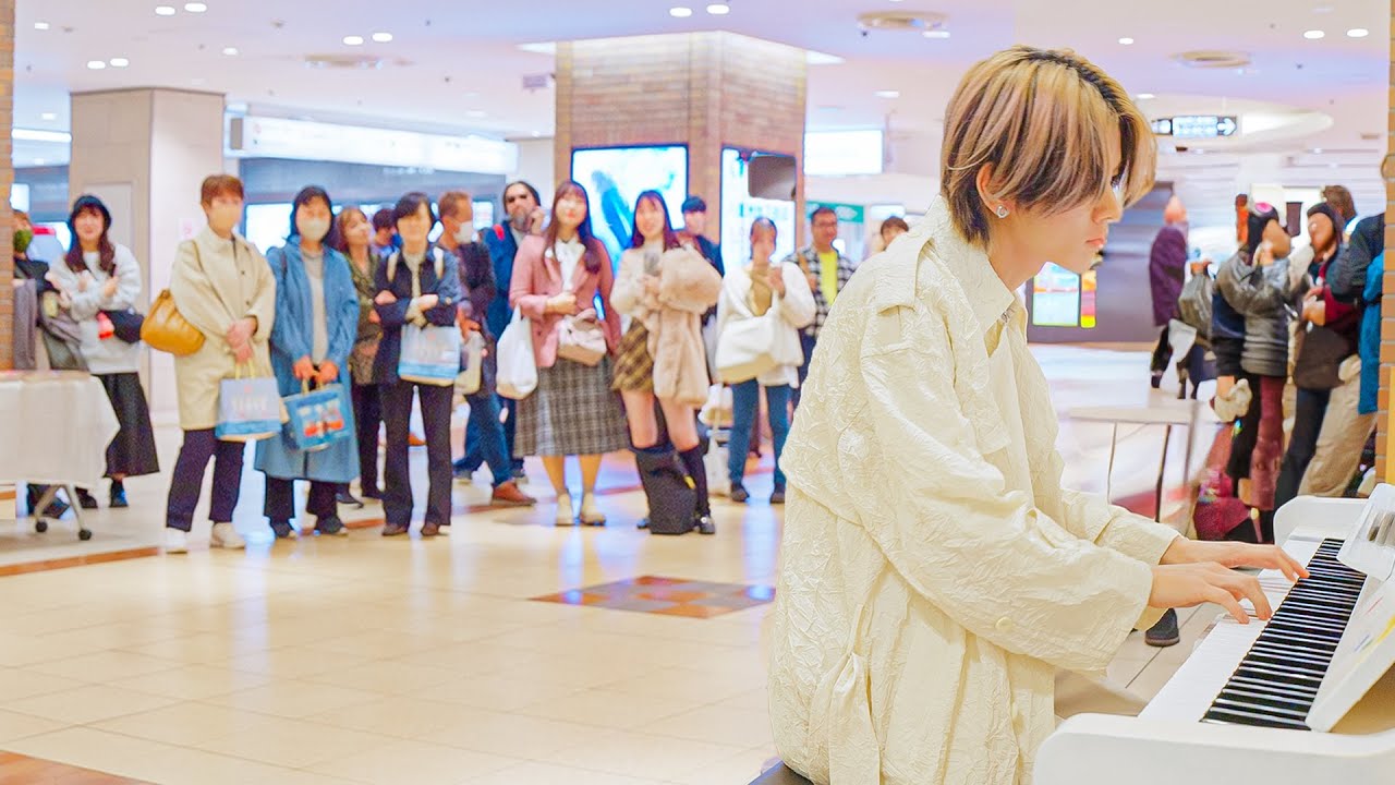 【SixTONES】東京駅で突然、「ここに帰ってきて」弾いてみたら観客から温かい拍手が...！！【ストリートピアノ】