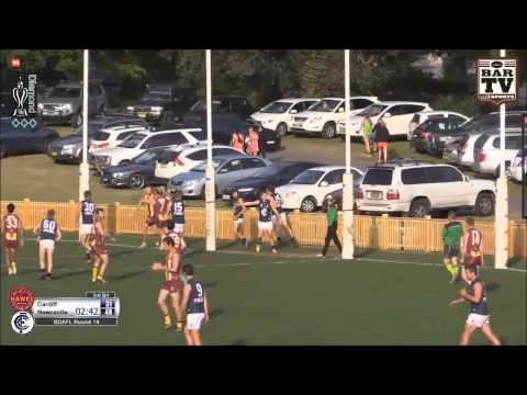 2015 BDAFL Round 14 Highlights - Cardiff Hawks v Newcastle City Blues