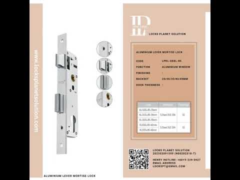 Aluminium Window / Door Mortise Lock
