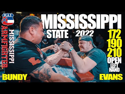 2022 Mississippi State Armwrestling | 172 / 190 / 210 MASH UP!!