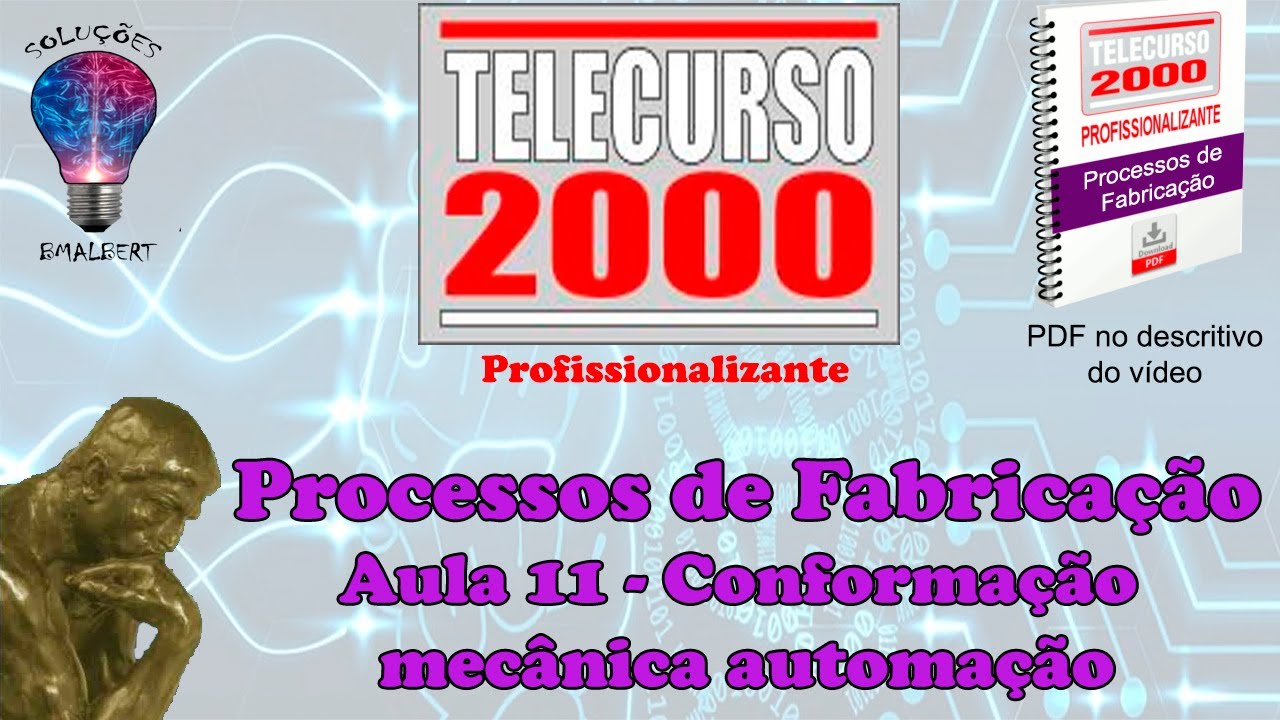 Telecurso 2000 - Processos de Fabricação - 11 Conformação mecânica automação