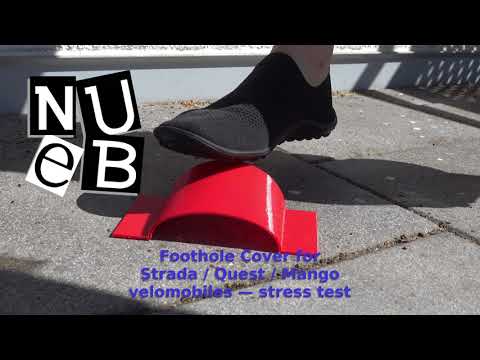 3D printing velomobile foothole covers? Is that even robust enough?