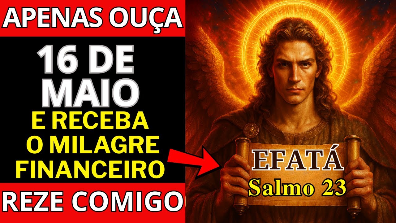 EFATÁ FINANCEIRO do SALMO 23 ✨São Miguel Envia Dinheiro Através Deste Salmo!