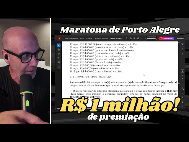 R$ 1 MILHÃO de premiação na MARATONA de PORTO ALEGRE