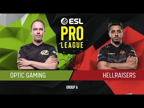 CS:GO - OpTic vs. HellRaisers [Mirage] Map 2 - Group A - ESL Pro League Season 9 Europe