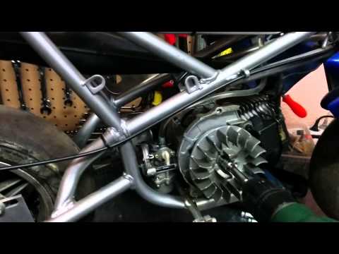 Arrancar minimoto con un taladro