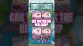 Real vs fake Charizard card - can you tell the difference??? #PokemonTCG #Shorts