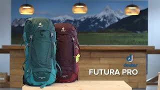 Deuter Futura Pro 34 SL / aubergine-fire - відео 7