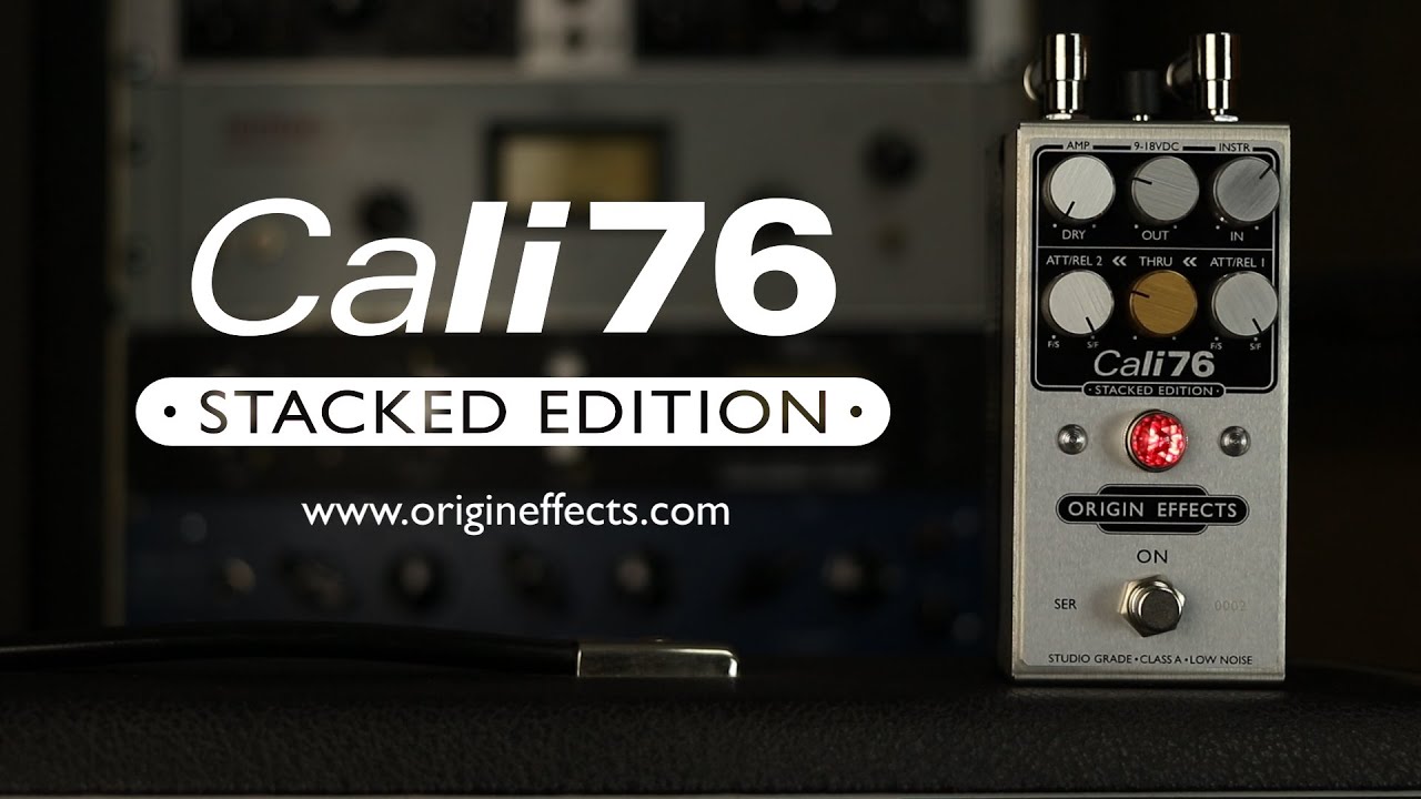 Origin Effects Limited Edition Cali76 Stacked Edition Compressor Pedal