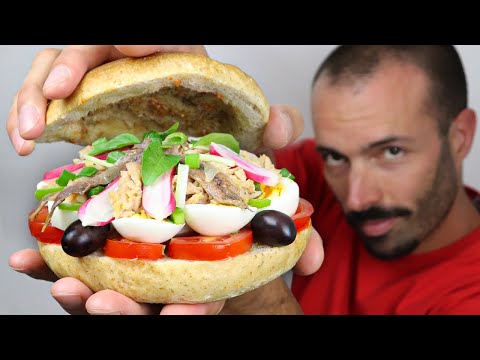 Comment faire un PAN BAGNAT Authentique de A à Z [Pain Maison + Garniture]