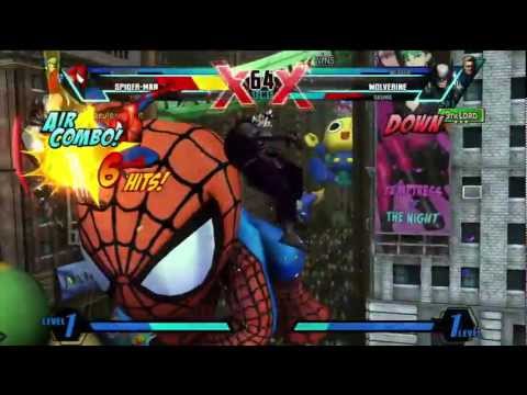 Ultimate Marvel vs Capcom 3 (PS3) -- Non-Ranked Matches 140 - Wesker Fudges Up