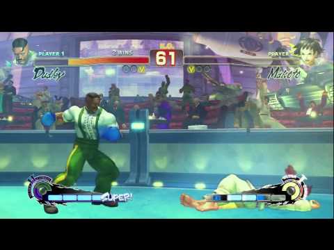 The Golden Gunman Dudley vs Zak Bennett Makoto   Super SF4 Preview London