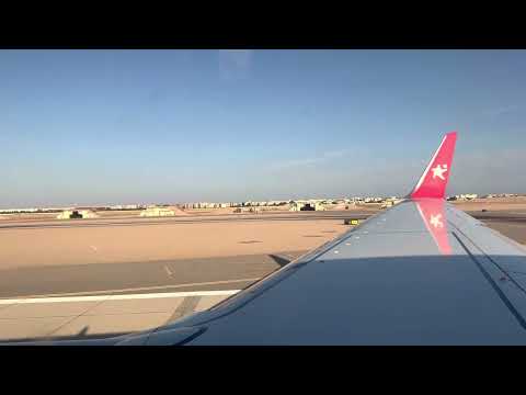 Start Hurghada International Airport mit Corendon Boeing 737-800 nach Berlin am 18.11.2022
