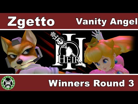 Heir 3 - Zgetto (Fox) Vs. Vanity Angel (Peach) - Winners Round 3 - Melee Singles