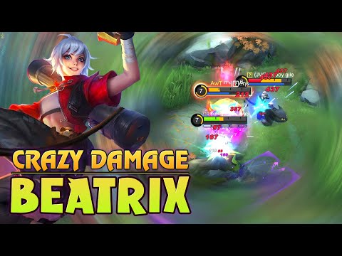 Beatrix Crazy Damage! Top Global Crazy Damage Beatrix MVP Gameplay   Mobile Legends