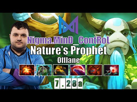 Nature's Prophet Offlane | Nigma.MinD_ContRoL | I AM UNTOUCHABLE | 7.28a Gameplay Highlights
