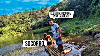 DEPOIS DE MUITO TRABALHO-NOSSA JANGADA TÁ PRONTA!!meu amigo falou que tá feia