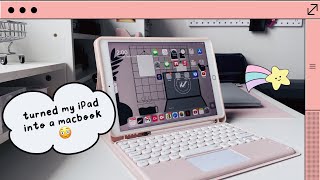 I Turned My iPad Into A Laptop | Alternative To Magic Keyboard? | iPad Accessories From Shopee