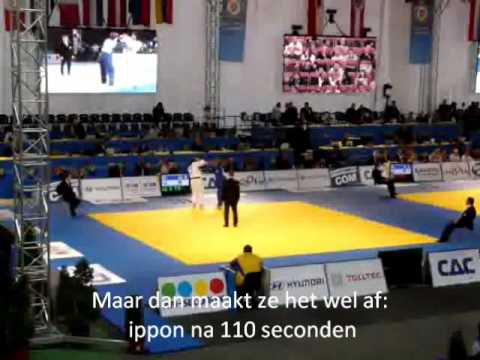 kwartfinale EK judo Elisabeth Willeboordse