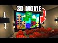 HOW TO MAKE A WORKING 3D CINEMA In Minecraft