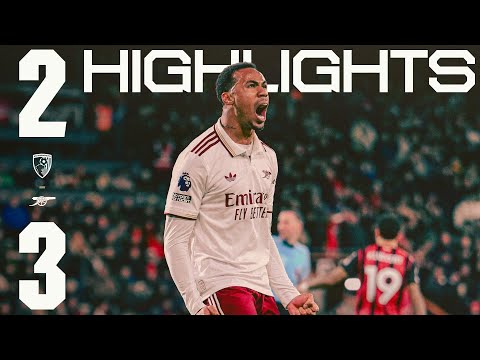DECLAN RICE AND GABRIEL SECURE THRILLING COMEBACK WIN | HIGHLIGHTS | Bournemouth 2 - 3 Arsenal | PL