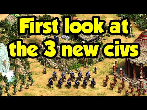 Summary of the three new DLC civilizations! (early access)
