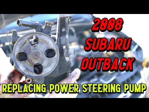 Easy DIY: Replace Power Steering Pump On 2008 Subaru Outback 2.5 by @GettinJunkDone