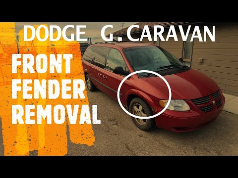 Dodge Grand Caravan - FRONT FENDER REMOVAL / REPLACEMENT (2001-2007)