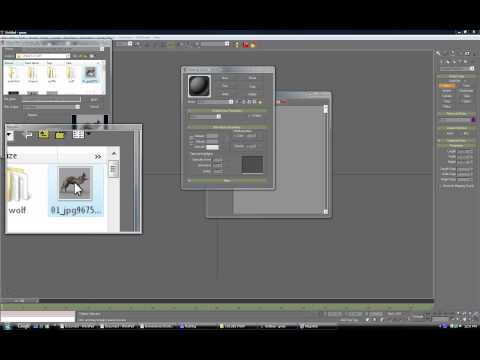 GMAX how to load and apply texture.avi
