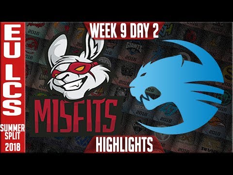 MSF vs ROC Highlights | EU LCS Summer 2018 Week 9 Day 2 | Misfits Gaming vs Roccat