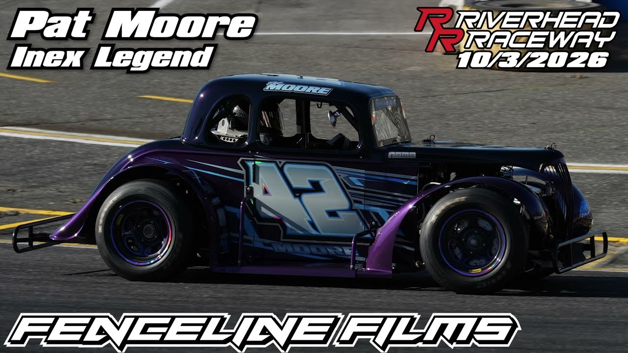 Pat Moore Inex Legend Riverhead Raceway 10/3/2026