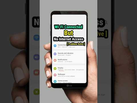 Fix WiFi Connected But No Internet Problem in 30 Sec | WiFi Problem Solution | Tech Zone #shorts
