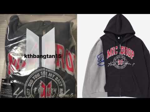 BTS POP-UP: MAP OF THE SOUL Mic Drop Hoodie Unboxing