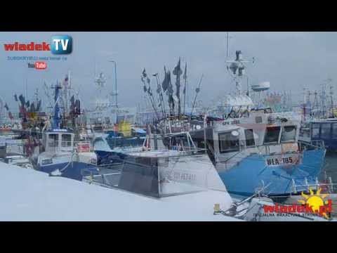 WladekTV - Zimowa cisza w porcie rybackim we Władysławowie