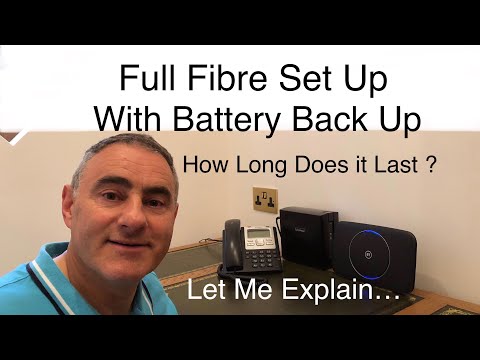 Full Fibre Broadband with Battery Backup