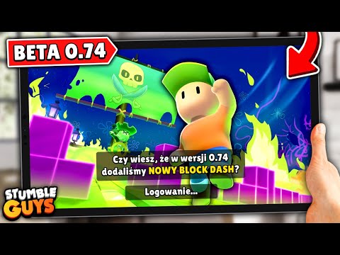 ‼️ NOWY BLOCK DASH jest NIESAMOWITY ⚠️ TESTUJĘ (BETA 0.74) jako PIERWSZY w POLSCE 🇵🇱 w Stumble Guys!