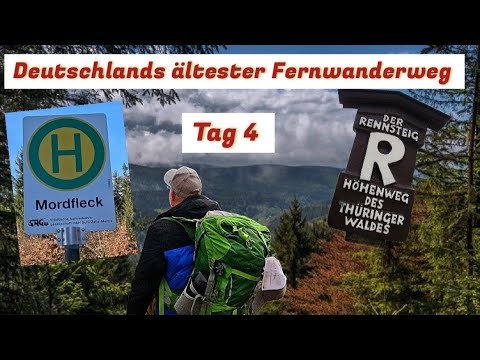 Rennsteig: 3. Etappe - Oberhof nach Neustadt am Rennsteig, Thüringer Wald...