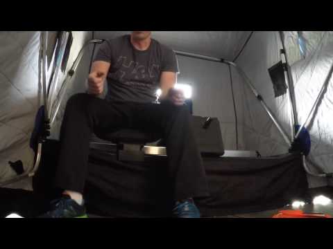 Otter XT Pro Lodge Ice House set up and overview