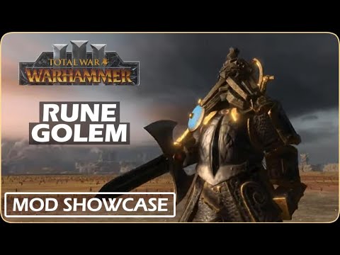 DWARVEN GOLEM:TOTAL WAR WARHAMMER 3 MOD SHOWCASE