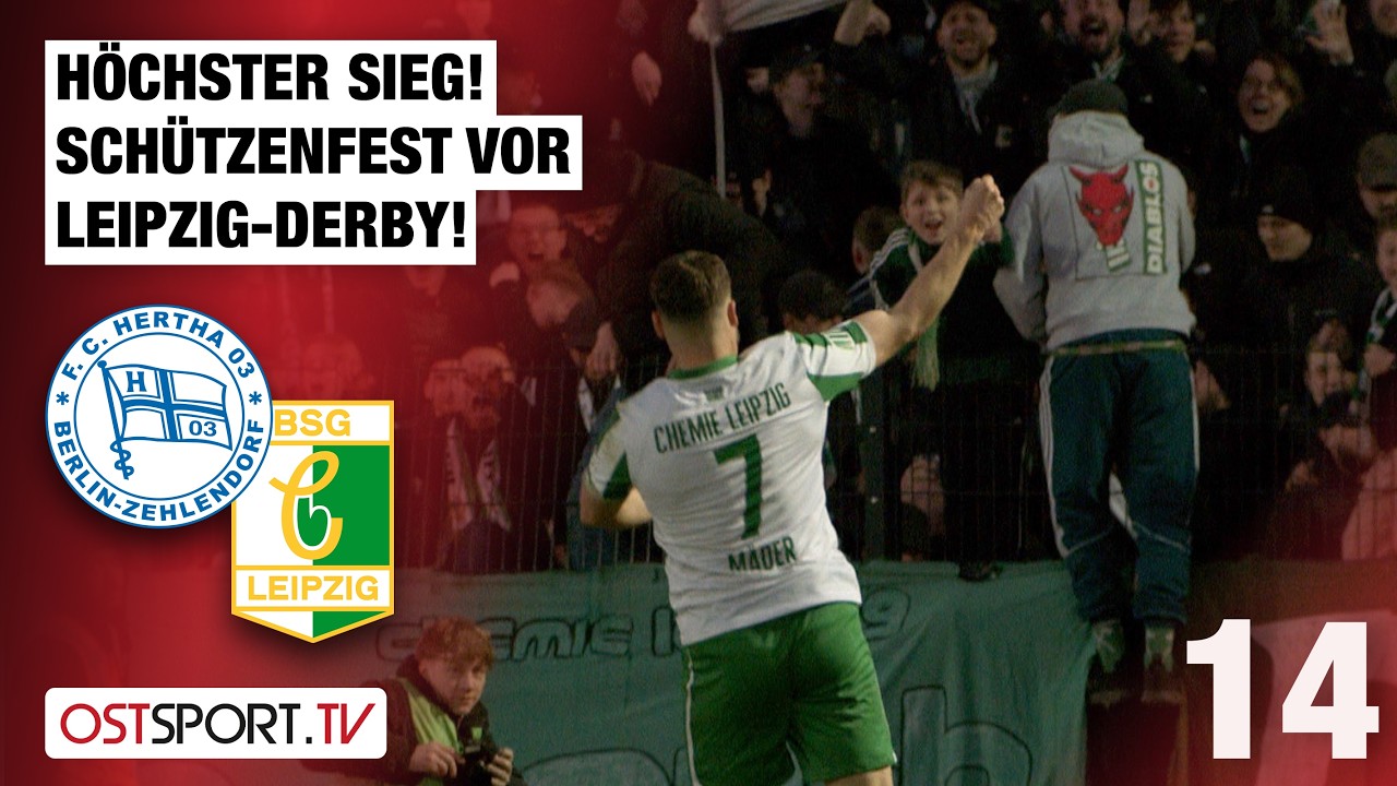 Hertha Zehlendorf vs BSG Chemie Leipzig Highlights