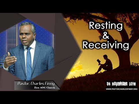 Resting and Receiving | 2018.11.04 | English
