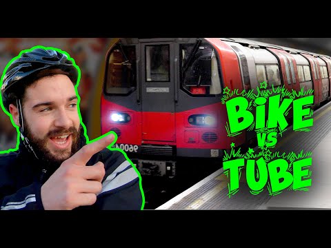 I RACED THE LONDON UNDERGROUND ON MY BIKE | London cycling challenge | Who is faster???