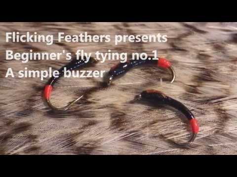 Fly tying for beginners, fly no 1 a simple buzzer 