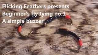 Fly tying for beginners, fly no 1 a simple buzzer