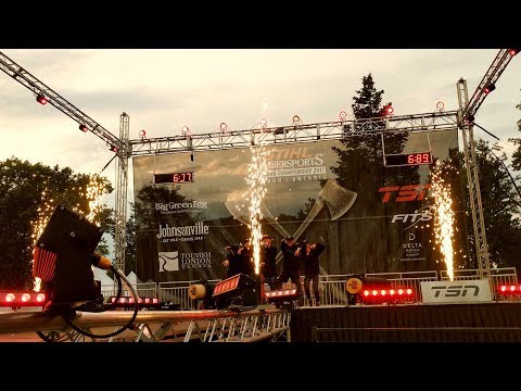 Young Avz Performs "Let Me Love You" Live @ TSN / STIHL TimberSports 2017