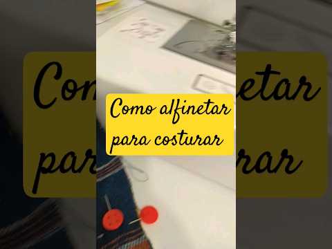 Como usar alfinetes na costura #shorts #moldes #festa